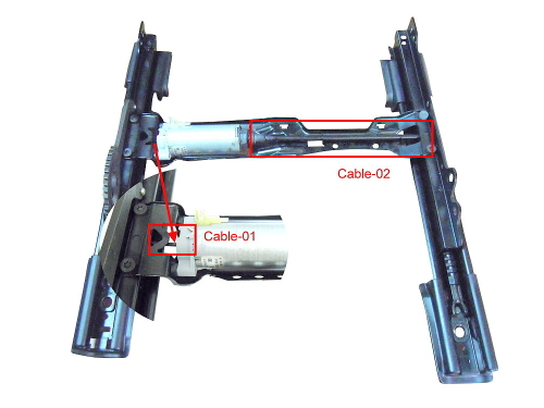 Mercedes BENZ W204 C Class Power seat motor cable-02 - Hong Mei